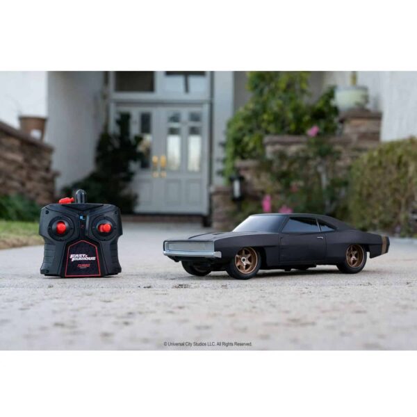 Fast & Furious 1-16 Dom's 1968 Dodge Charger Widebody RC Radio Control Cars – Image 2