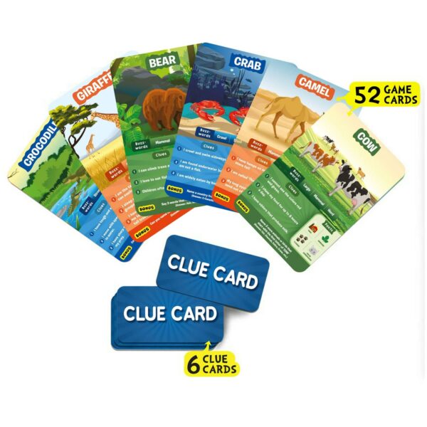 Skillmatics Guess in 10 Educational Board Game, for Families and Kids Ages 5 and up, Animals – Image 2
