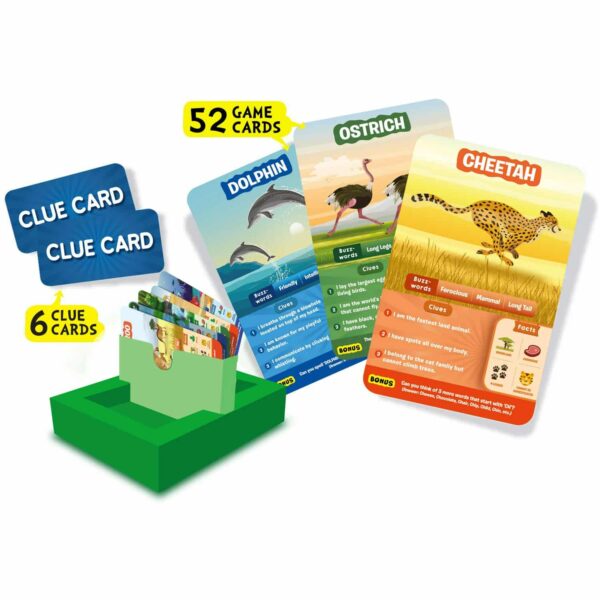 Skillmatics Guess in 10 Educational Board Game, for Families and Kids Ages 5 and up, Animals – Image 3