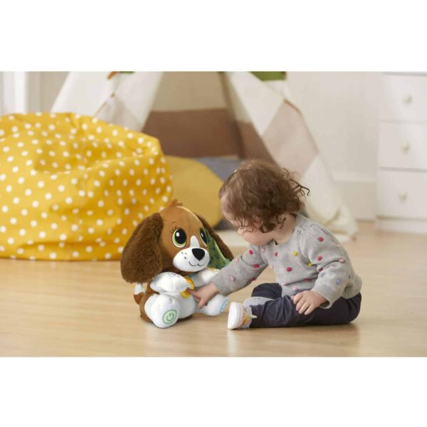 LeapFrog Speak and Learn Puppy, Plush Dog with Talk-Back Feature – Image 2