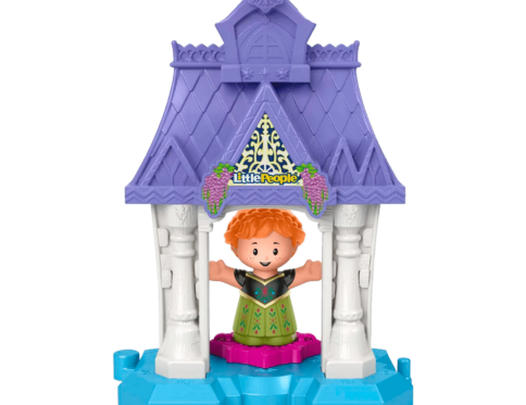 Disney Frozen Anna in Arendelle Little People Portable Playset with Figure for Toddlers