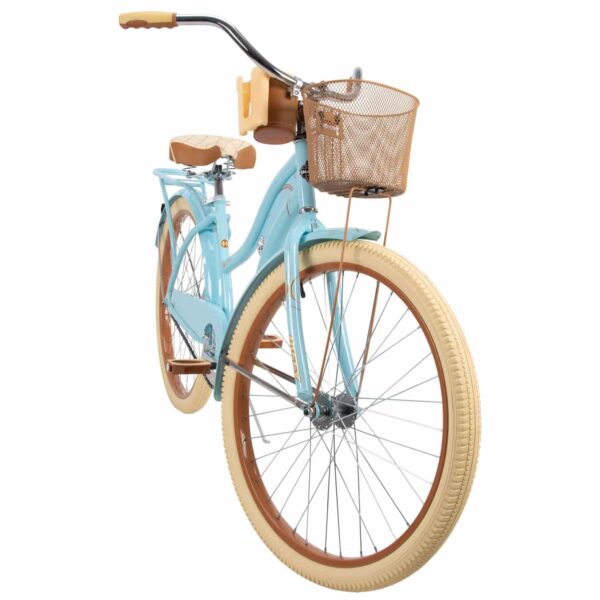 Huffy, Nel Lusso Classic Cruiser Bike with Perfect Fit Frame, Women's, Blue, 26_ – Image 2