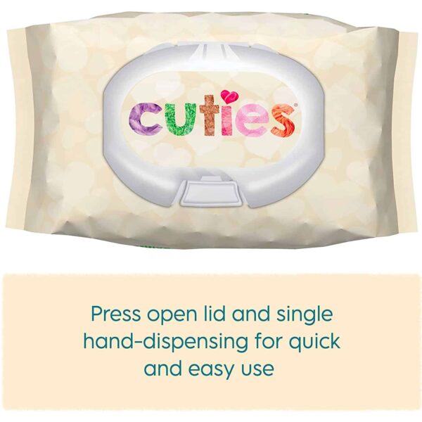 Cuties Baby Wipes _ Unscented & Hypoallergenic _ 12 Soft-Packs _ 864 Total Wipes – Image 3