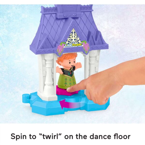 Disney Frozen Anna in Arendelle Little People Portable Playset with Figure for Toddlers – Image 3