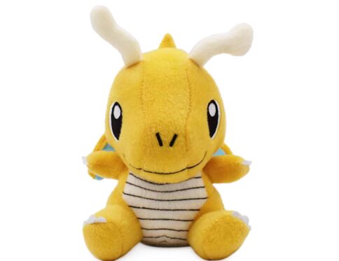 Gretoy 6_ Dragonite Plush Toy Pok-emon All Star Collection Stuffed Animal Doll Plush Toys Gift for Kids Age 3+